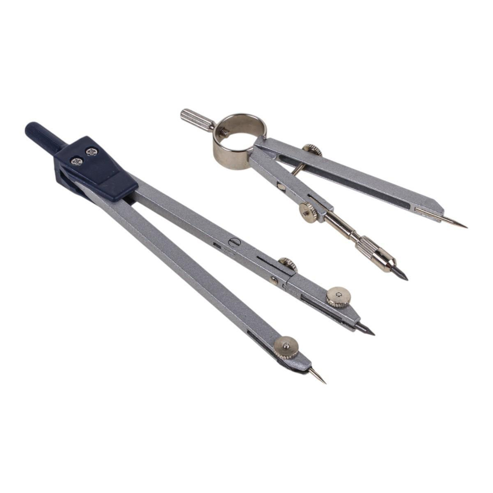 Готовальня 8 предм: циркуль мет, кронцирк, насадка под каранд ,стержни