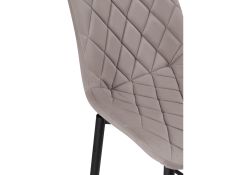 Полубарный стул Баодин К Б/К крутящийся латте / черный