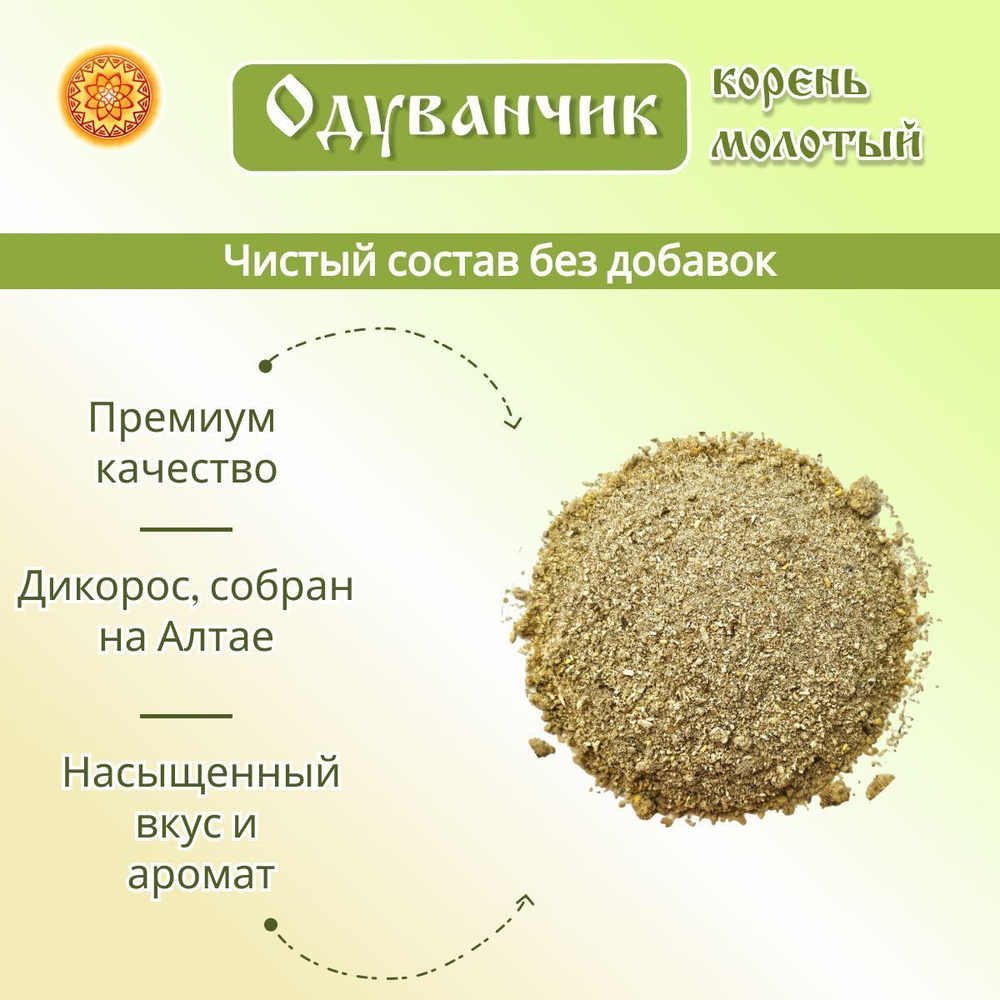 Одуванчик корень молотый.