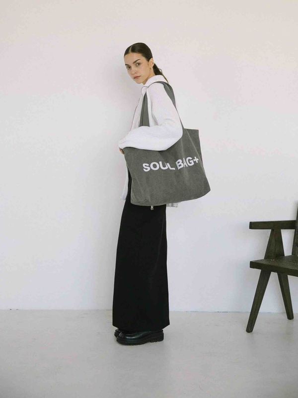Сумка Soul Bag+ Камень серая - фото 3
