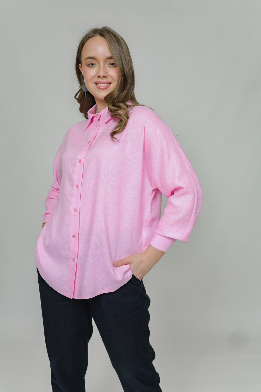 Рубашка лён