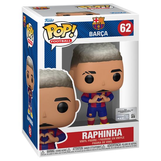 Фигурка Funko POP! Football Barcelona Raphinha (62) 72234 / Фигурка Фанко ПОП! в виде знаменитого футболиста, Рафинья