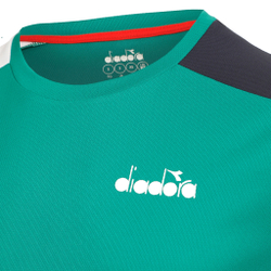 Мужское теннисное поло Diadora Core T-Shirt Men - Green, Multicoloured