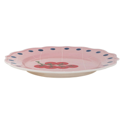 Блюдо круглое Bitossi Home Pink Green Dots (30 см)