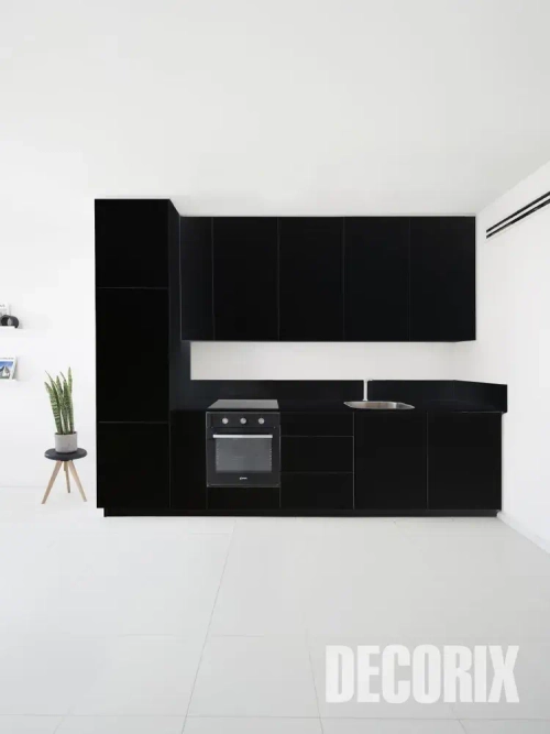 Краска черная в баллончике матовая акриловая DECORIX - эмаль аэрозольная для любых поверхностей 520 мл