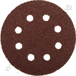 Круг шлифовальный ЗУБР ″Мастер″ универсальный, из абразивной бумаги на велкро основе, 8 отверстий, Р40, 125мм, 5шт