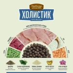 Корм для щенков Деревенские лакомства Холистик Премьер курица с рисом для собак мини-пород, 1 кг