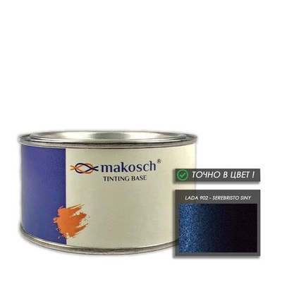 Автоэмаль makosch/LADA 902, Базовая эмаль, синий, перламутр, 200мл.