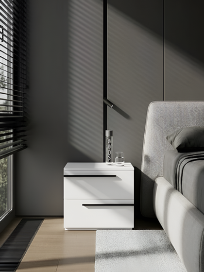 Тумба прикроватная белая 45х40х42 Soho