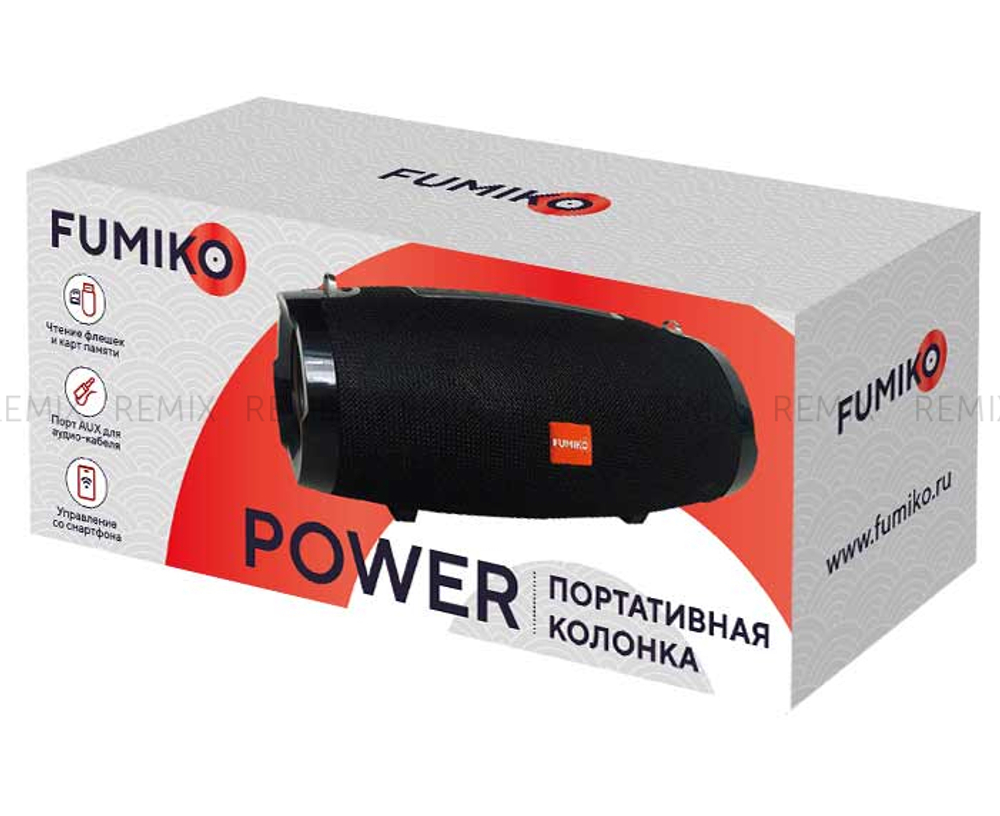 Портативная колонка FUMIKO POWER черная