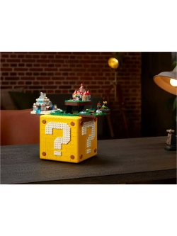 Конструктор Super Mario Марио - Блок вопроса желтый