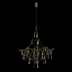 Люстра Lucciola 1E matt gold