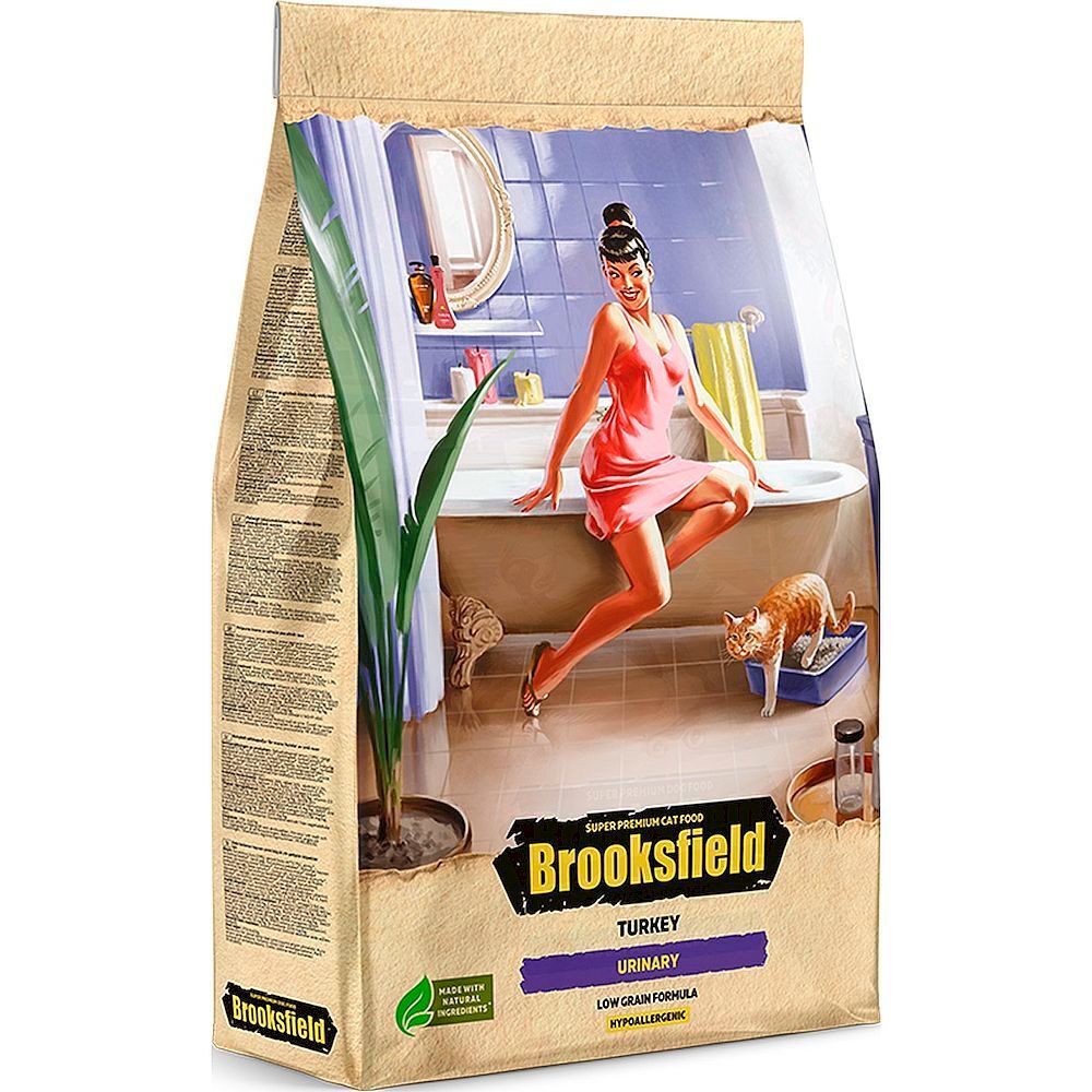 BROOKSFIELD Adult Cat Urinary Turkey Сухой корм для взрослых кошек 2кг Индейка/рис