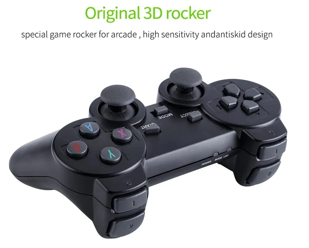 Игровая приставка Game Stick Lite, 64 Gb, 10000 игр, 4K PS1, Dendy, Sega, Nintendo