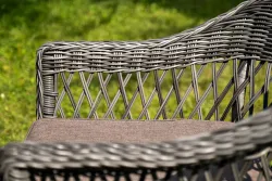 "Эспрессо–150 S" обеденная группа плетеная, цвет графит