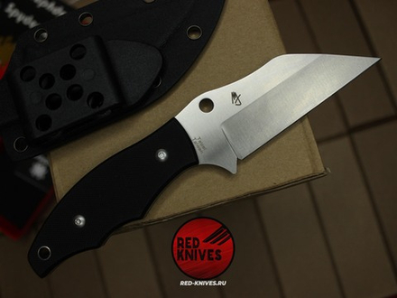 Нож Spyderco Ronin 2 - черная рукоять, клинок сатин RK/501