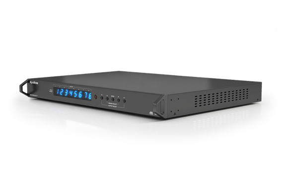 Wyrestorm MXV-0808-H2A-70 - v3, матричный коммутатор 8x8 HDBaseT со сквозными 4хHDMI выходами, двунаправленным ИК и выходами 8хS/PDIF, поддержка HDMI2.0, HDCP2.2, POH, 4K до 70 м, 1080p до 100 м, де-эмбеддер аудио.