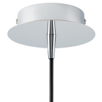 803030 Подвес PENTOLA 1х40W E14 ХРОМ/БЕЛЫЙ