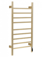 Полотенцесушитель электрический WONZON & WOGHAND BONN, Брашированное золото (WW-AL409-BG)