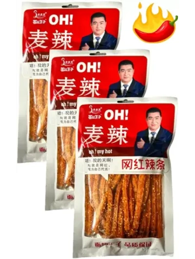 Азиатские острые снеки с кунжутом 172 г * 3 шт