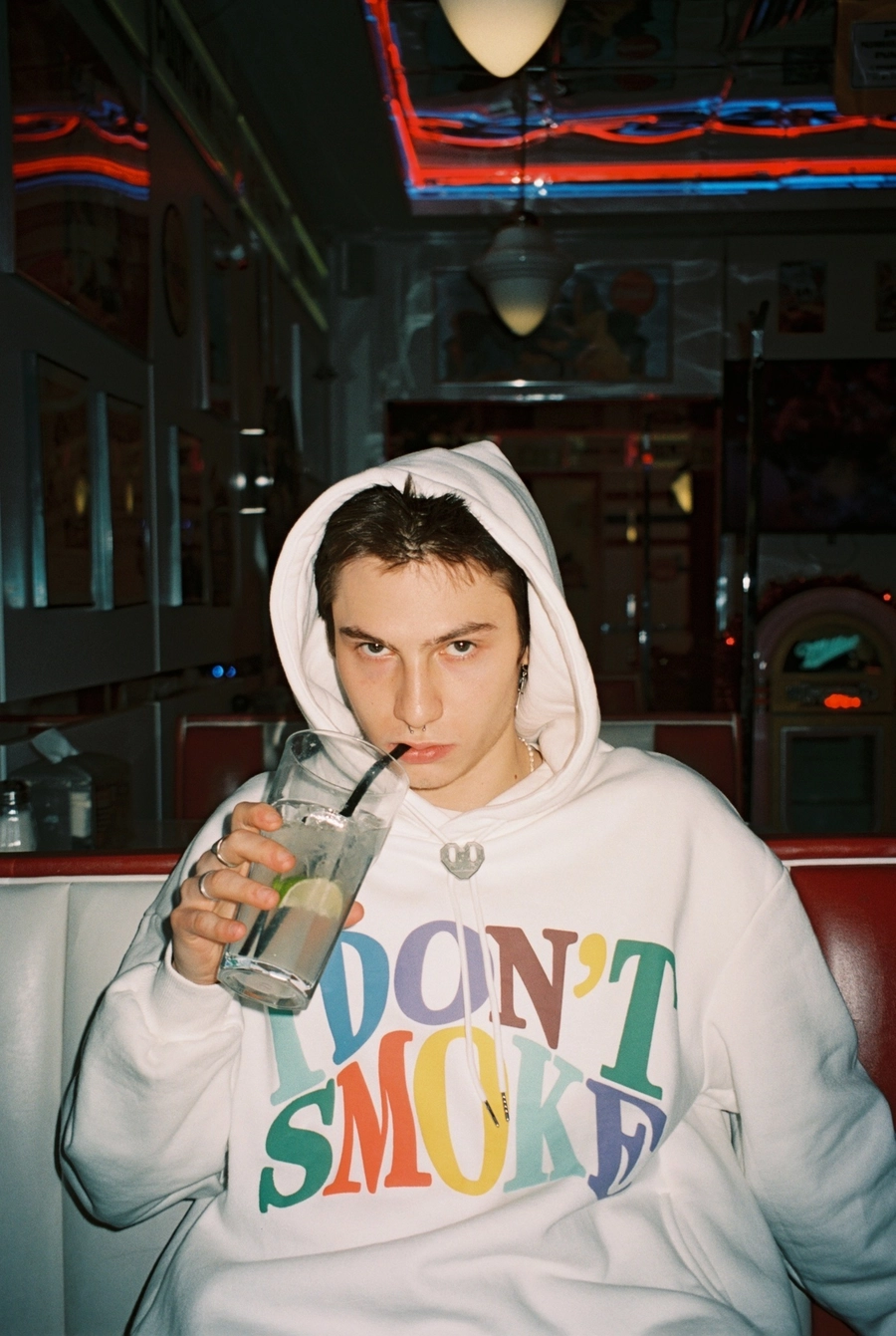 Худи DONSMOKE "Rainbow Logo" Oversized Hoodie