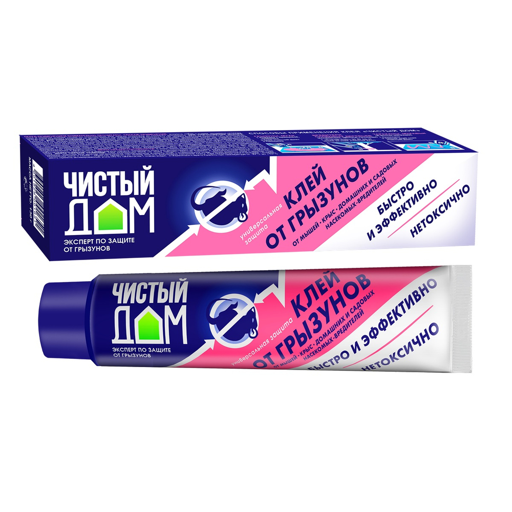 Клей от грызунов ЧИСТЫЙ ДОМ 130гр