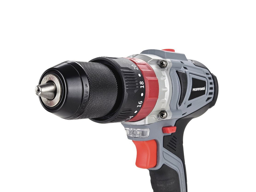 Аккумуляторная бесщеточная ударная дрель MKDHP-18V (18В,Li-ion-2шт, 4.0Ач, 90Нм, 2 скорости, З/У, в кейсе)