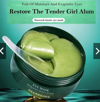 Патчи для глаз Bioaqua Омолаживающие с морскими водорослями 60 шт