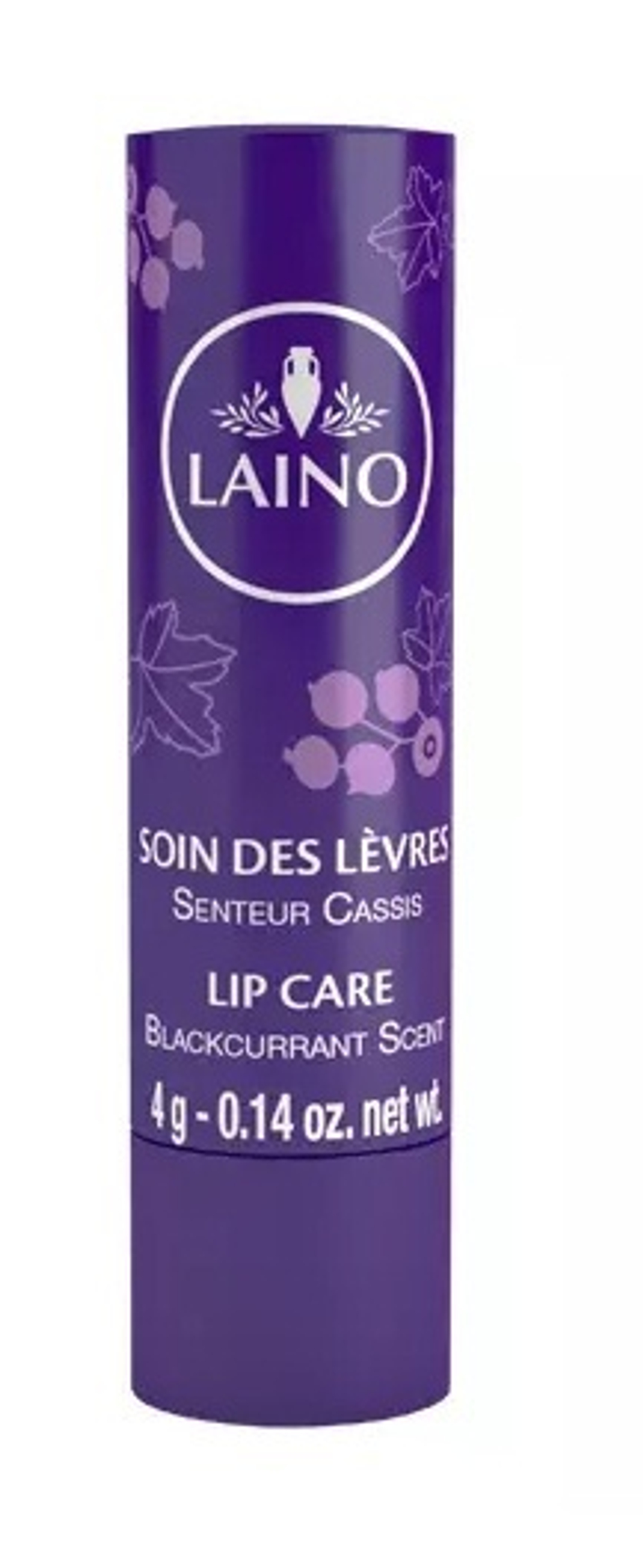 Лено Бальзам-стик для губ Черная смородина Laino Blackcurrant lip stick 4 гр