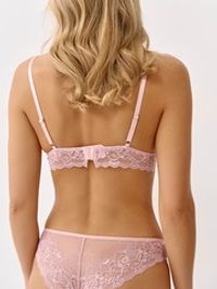 Трусы бразилиана "Розовое кружево" женские