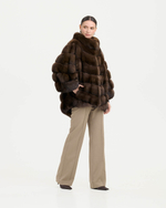 Шуба из меха соболя