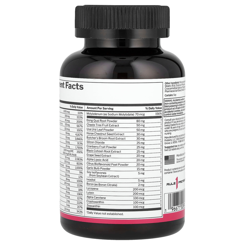 Rule One Proteins, Women's Multi ™, для активного образа жизни, 60 таблеток