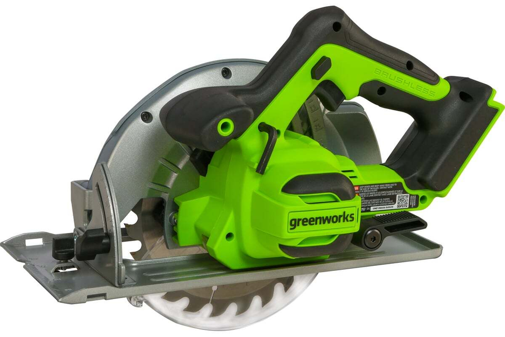 Пила дисковая аккумуляторная GREENWORKS 24 V без акк и з/у   1500907