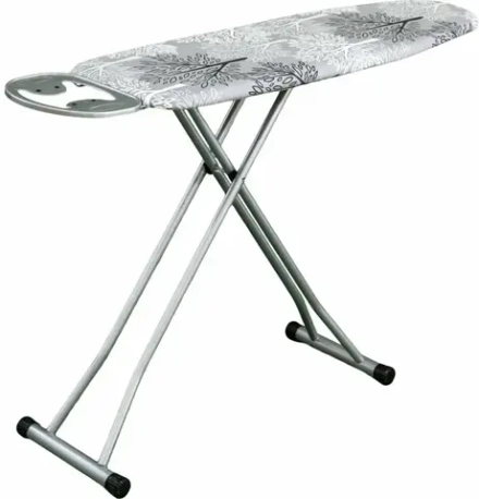 Доска гладильная "Элона серая" моноблок,шнур 2м,высота 70-90cm,пл.38x120  PERILLA