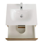 Тумба с раковиной подвесная BelBagno MARINO-CER-N-700-2C-SO-RR-P Rovere Rustico, раковина белая BB-8099-70