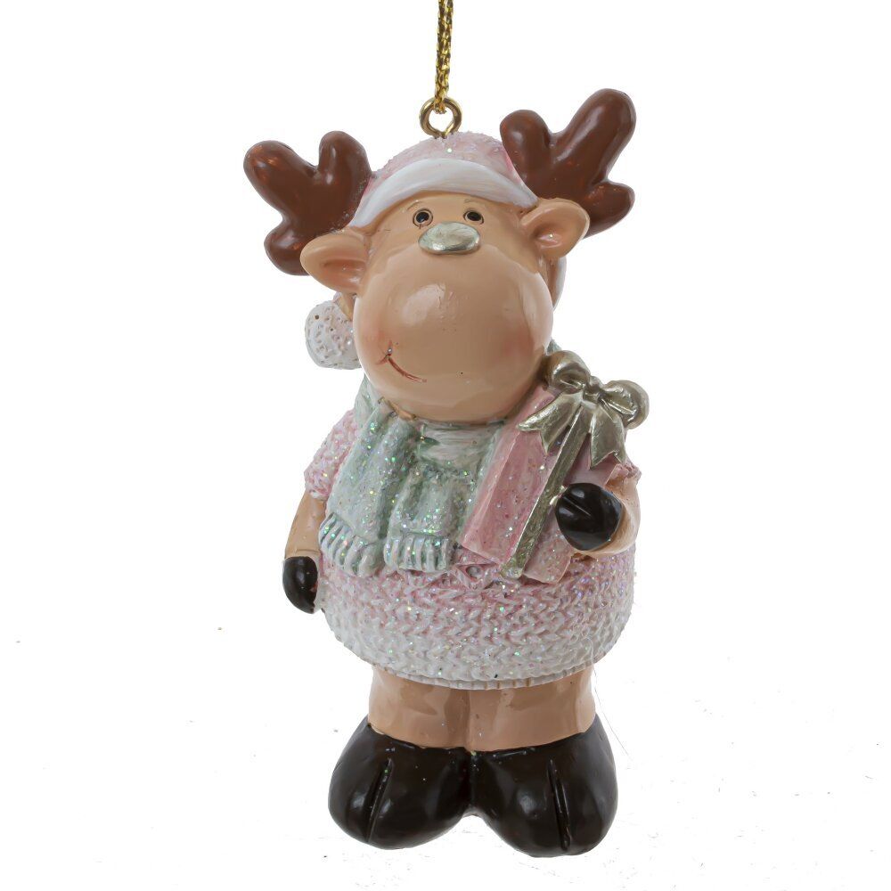 GAEM Фигурка декоративная подвесная "Олень", L4,5 W3 H8 см, 4в.