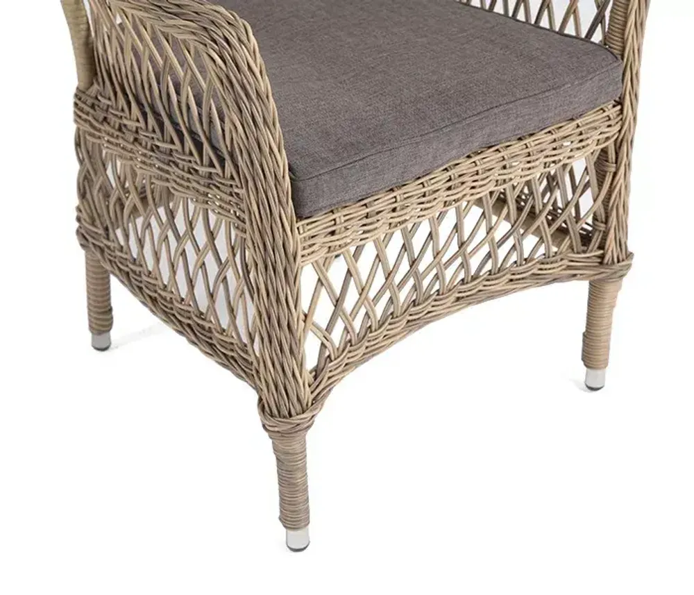 "Сицилия" плетеный стул из искусственного ротанга, цвет соломенный