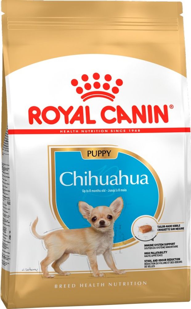 Сухой корм ROYAL CANIN Chihuahua Puppy для щенков породы чихуахуа в возрасте до 8 месяцев - 0,5 кг