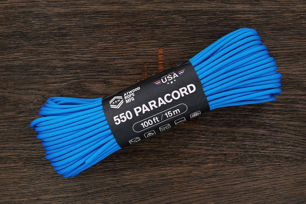 Паракорд 550 blue, 1 метр, Atwoodrope