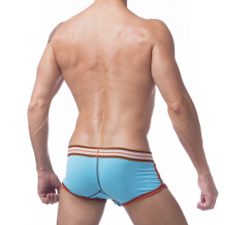 Мужские трусы хипсы бирюзовые Toot Athlete Binder Trunks Azure