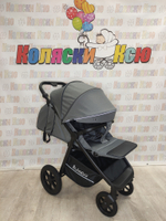 Коляска прогулочная Bubago Bass серый