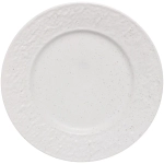 Тарелка керамическая обеденная «Perfetto» 22см фактурный узор, белая