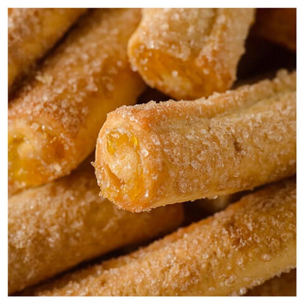 Печенье слоеное ПОЛЕТ "Лимоньерки" с лимоном, 500 г, картонная коробка, 1459