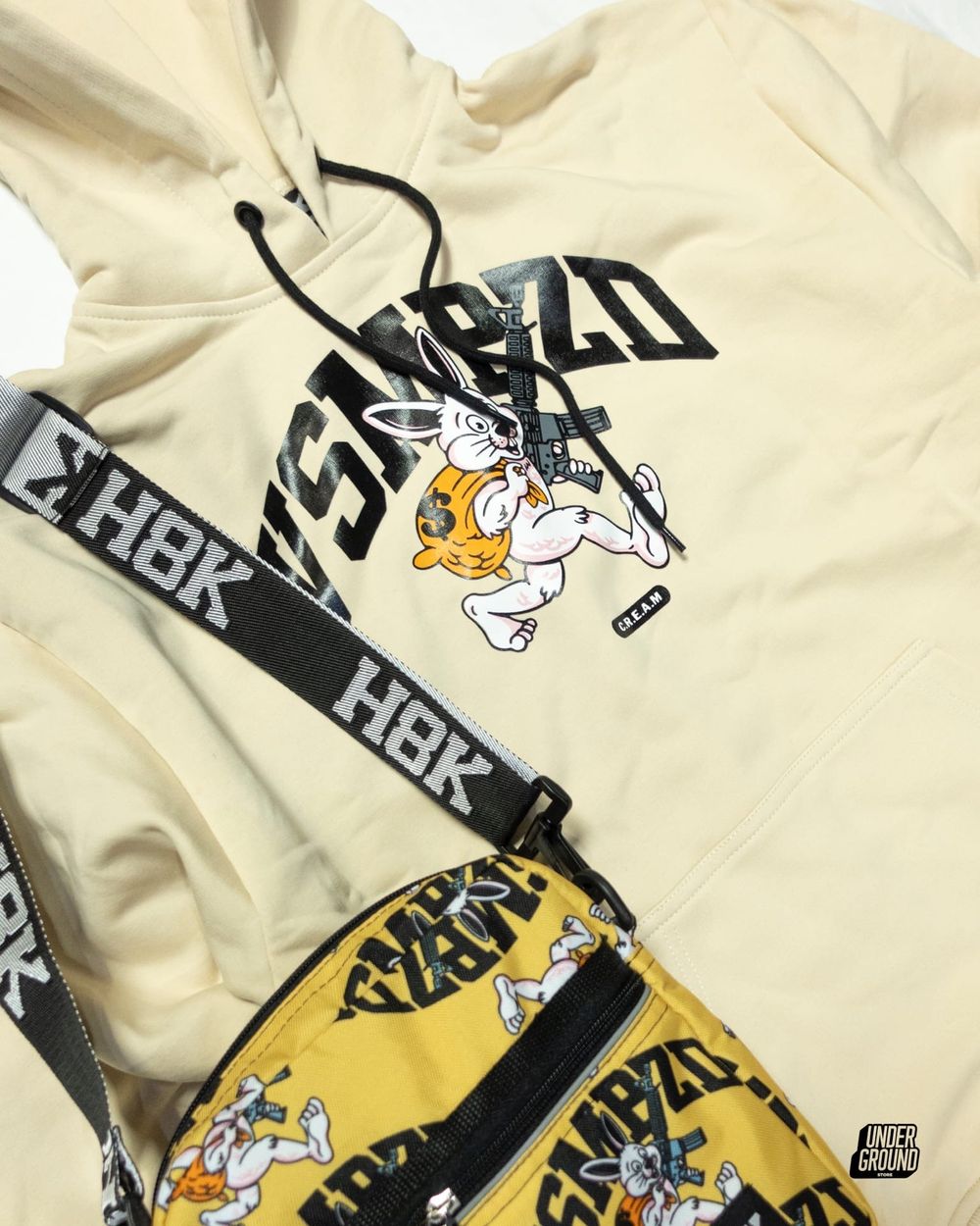 Сумка Hook Мессенджер Анкл Крайм желтая