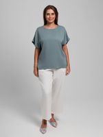 Блузка Летний драйв-4 Виотекс СЕРЫЙ