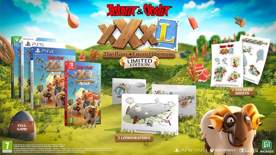 Игра Asterix and Obelix XXXL: The Ram From Hibernia - Limited Edition (PS4, русские субтитры)