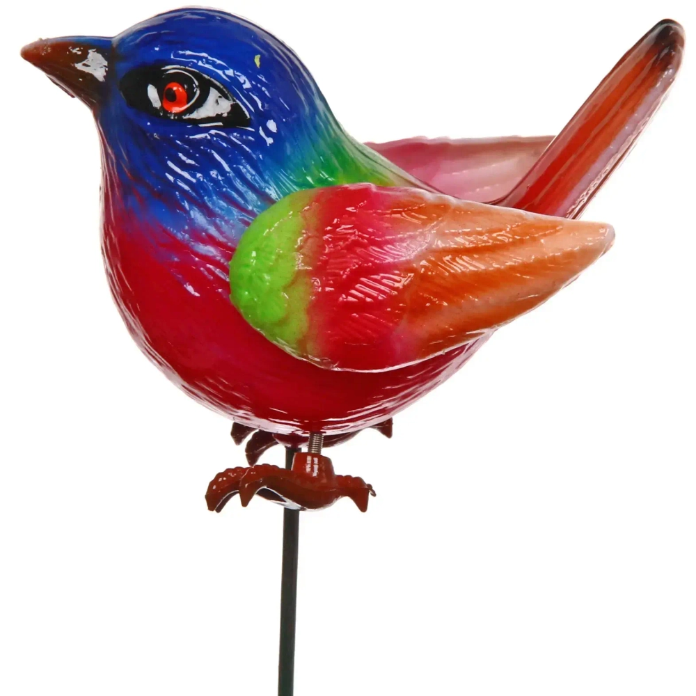 Фигура на спице «Птичка» 10*40см для отпугивания птиц