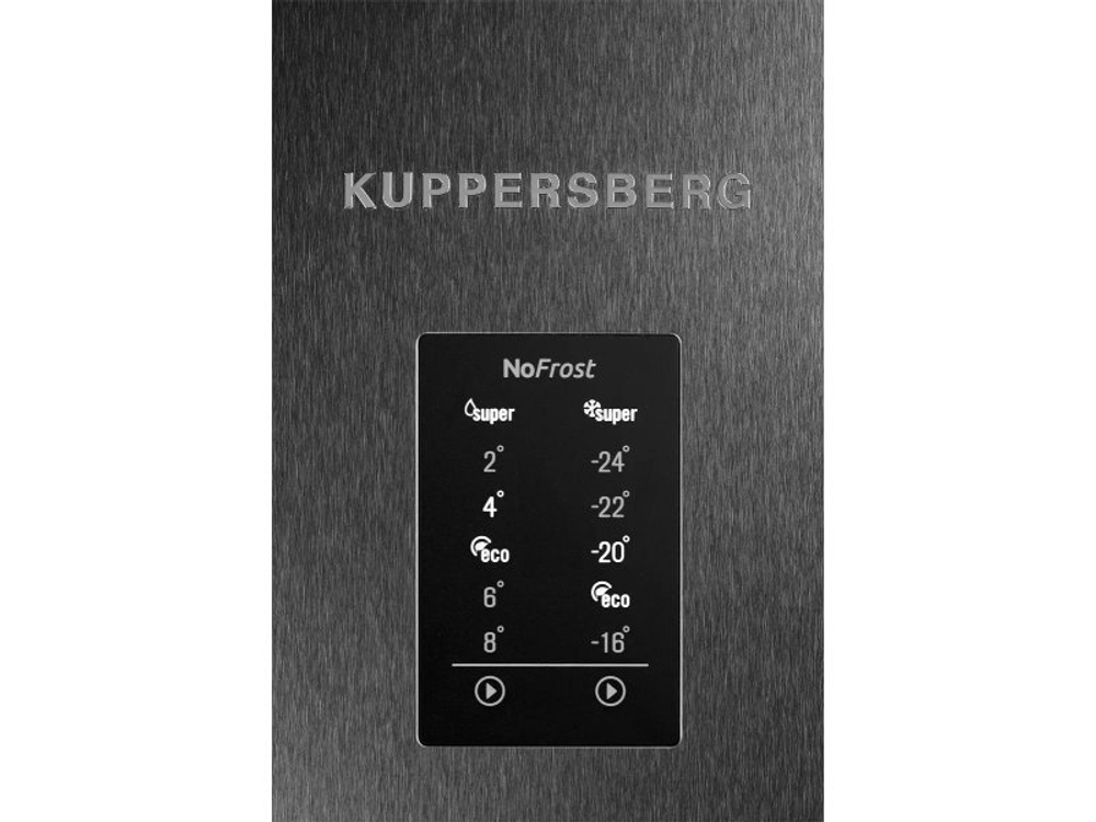 Холодильник Kuppersberg NRV 192 темный металл