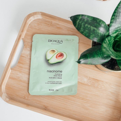 Тканевая маска с маслом ши и авокадо