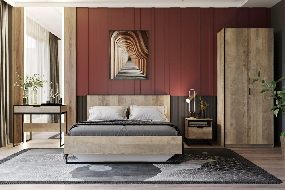 НМ 011.96 Стол Фолк Дуб Гранж песочный